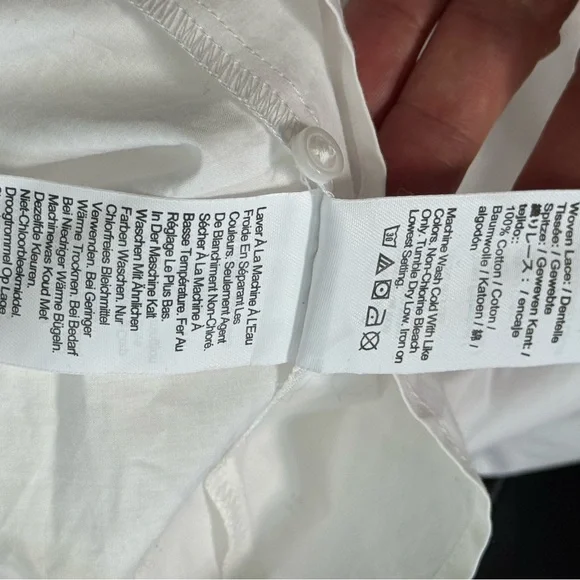 COPY - J Crew White Lace Trim Maxi Dress M - Picture 9 of 10